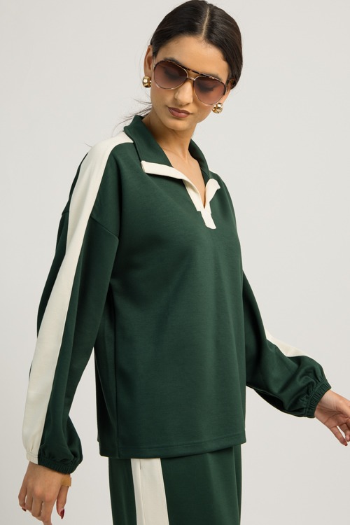 Stripe Trim Pants Set, Hunter (MONDAY NEW ARRIVAL) - 1201-4-2.jpg