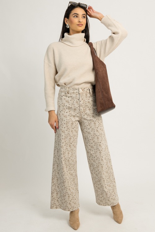 Floral Whimsy Jeans, Stone/Brown (MONDAY NEW ARRIVAL) - 1201-74.jpg