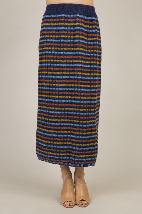 Stripe Sweater Midi Skirt, Navy - 1202-101.jpg