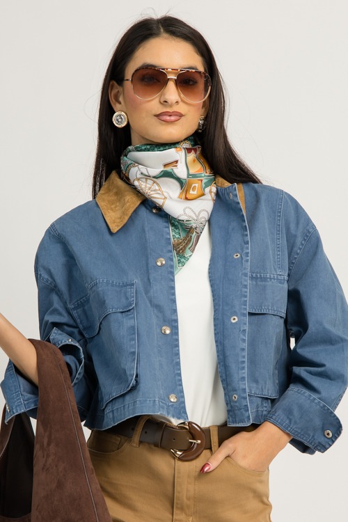 Suede Collar Jacket, Blue - 1202-109.jpg