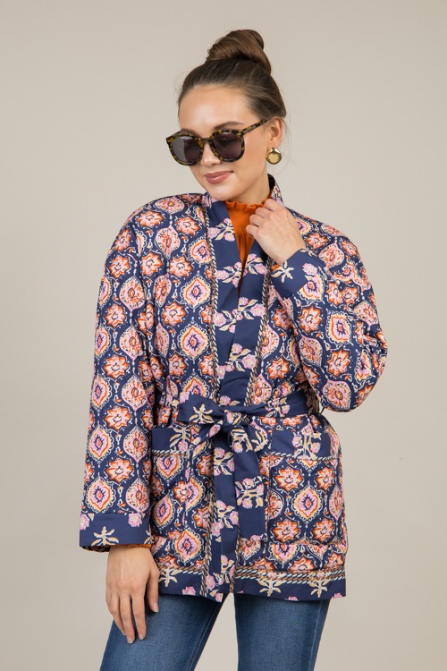 Maren Printed Jacket, Navy - 1202-115.jpg