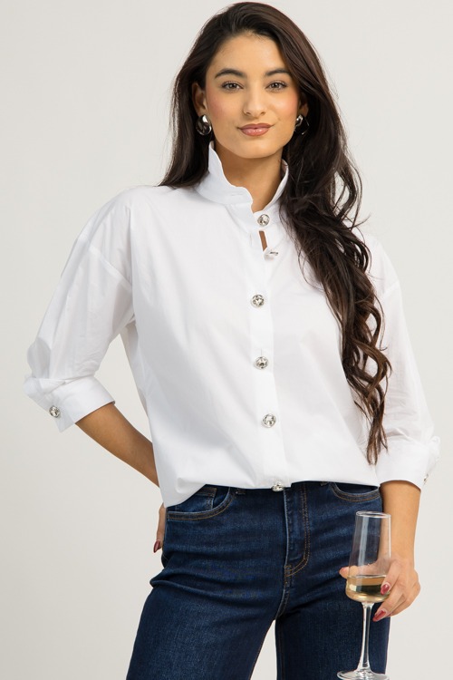 Jewel Button Tunic, White - 1202-157.jpg