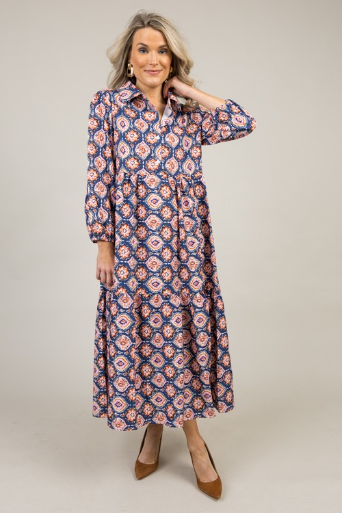 Maren Printed Midi, Navy - 1202-28.jpg