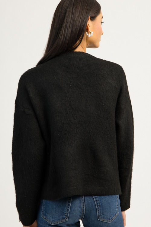 Multi-Colored Button Cardi, Black - 1203-100.jpg