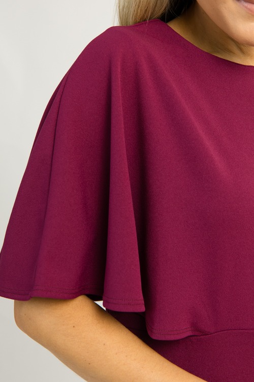 Kerrie Cape Dress, Wine - 1203-3.jpg