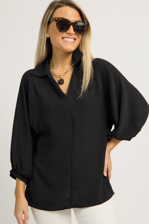 Gemma Stone Necklace, Black - 1203-59p.jpg