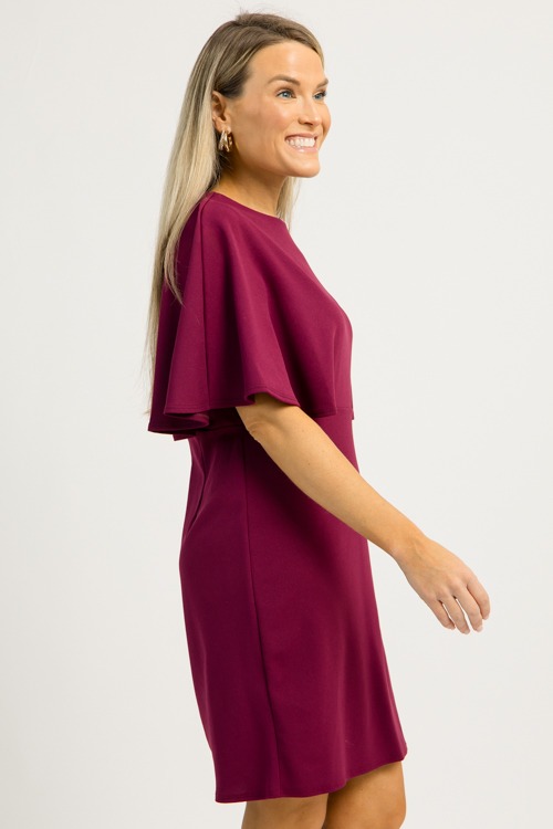 Kerrie Cape Dress, Wine - 1203-6.jpg