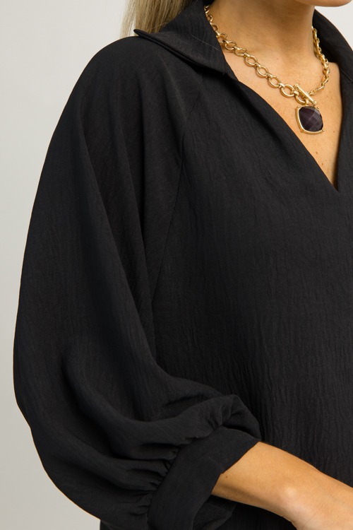 Russell Collared Blouse, Black - 1203-60h.jpg
