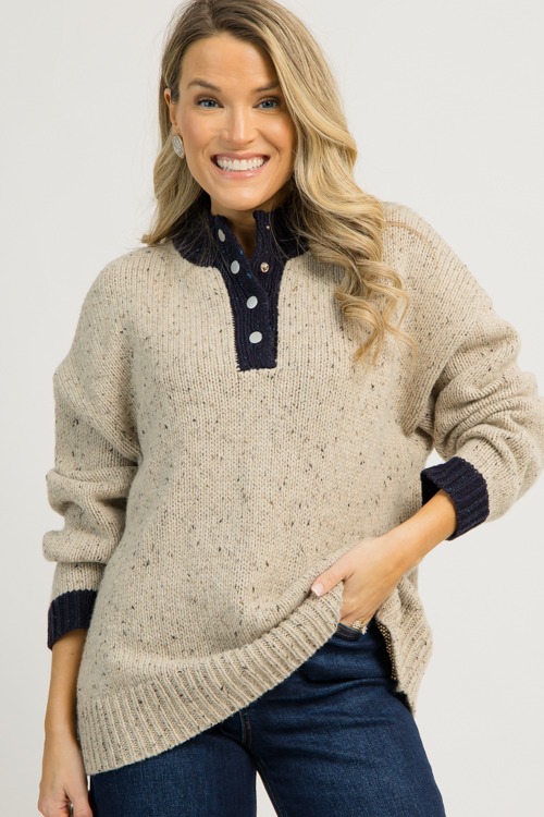 Markle Button Neck Sweater, Taupe - 1203-79.jpg