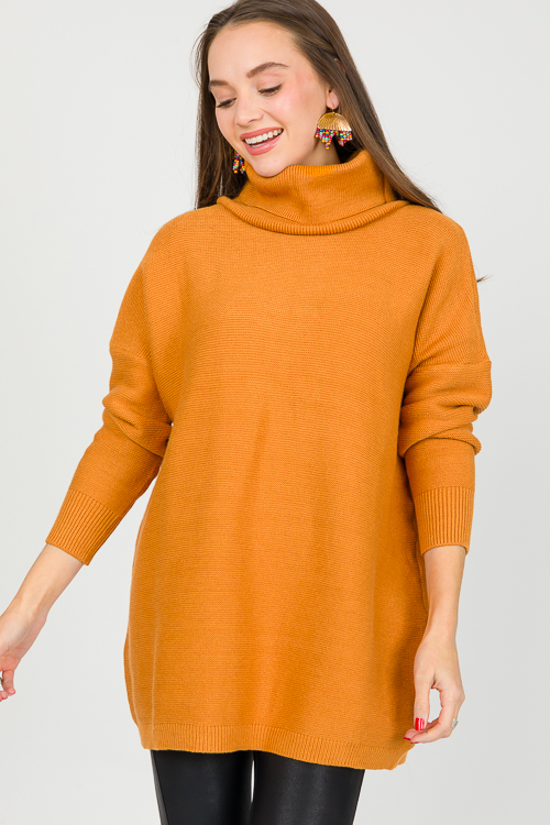 Campbell Sweater, Orange Tan