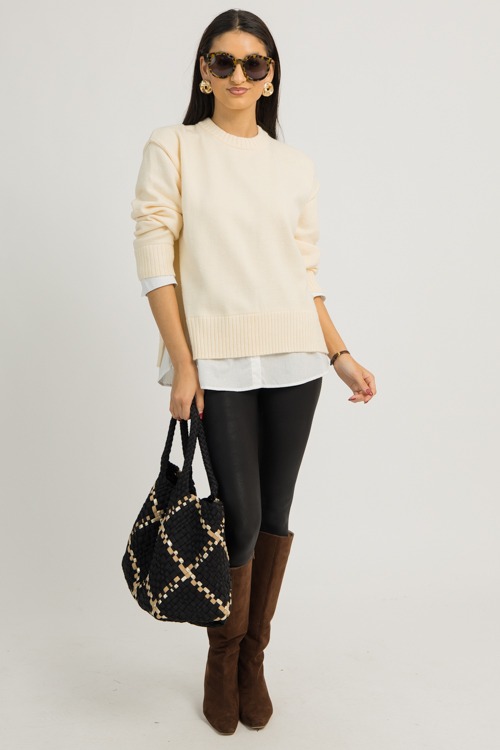 The Layered Look Sweater, Beige - 1204-111.jpg