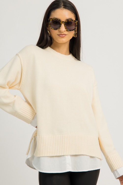 The Layered Look Sweater, Beige - 1204-113.jpg