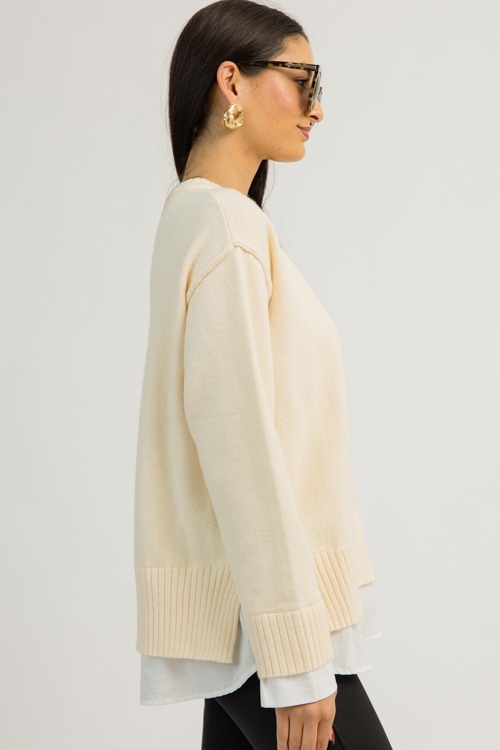 The Layered Look Sweater, Beige - 1204-114.jpg