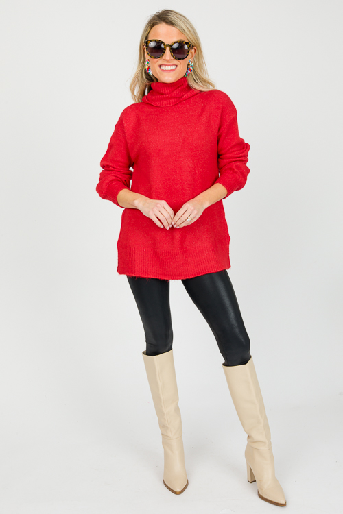 Bernadette Sweater, Red