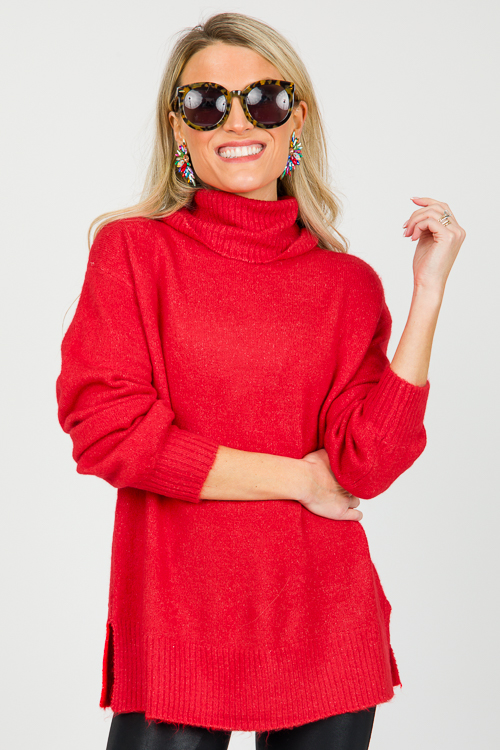 Bernadette Sweater, Red