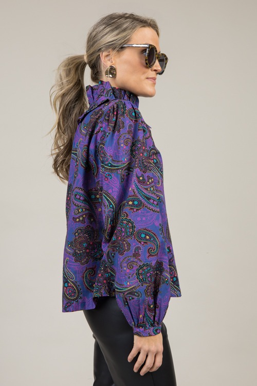 Paisley Ruffle Collar Top, Purp - 1204-136.jpg