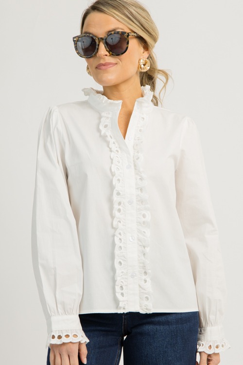 Trim Detail Button Up, Off White - 1204-142.jpg