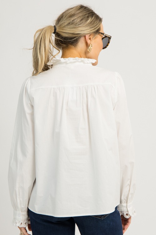 Trim Detail Button Up, Off White - 1204-145.jpg