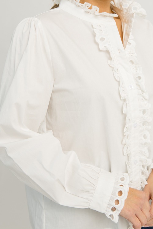 Trim Detail Button Up, Off White - 1204-146.jpg