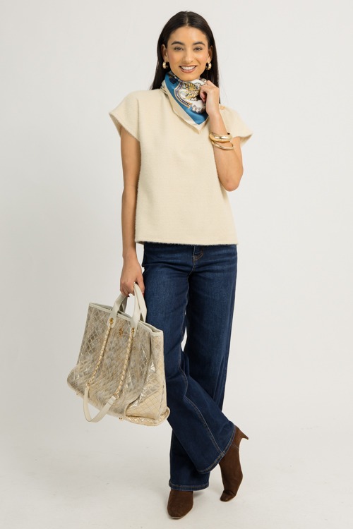 Fiona Button Neck Blouse, Cream - 1204-150.jpg