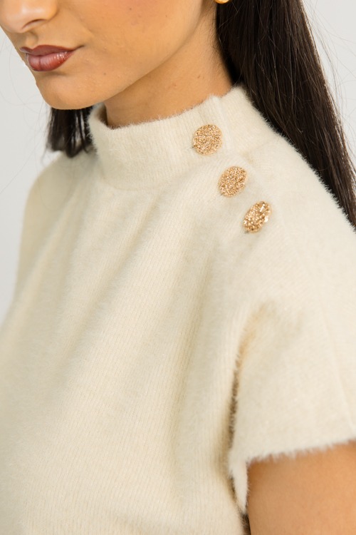 Fiona Button Neck Blouse, Cream - 1204-156.jpg