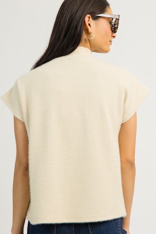 Fiona Button Neck Blouse, Cream - 1204-157.jpg