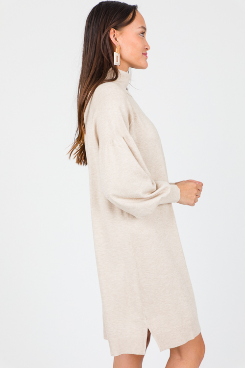 Arianne Sweater Dress, Oatmeal