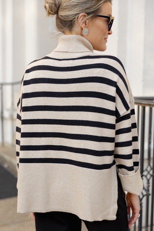 Split Sides Sweater, Taupe Black - 1205-163.jpg