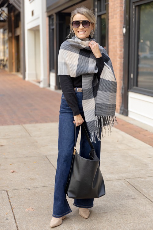 Phoebe Plaid Scarf, Black - 1205-191p.jpg