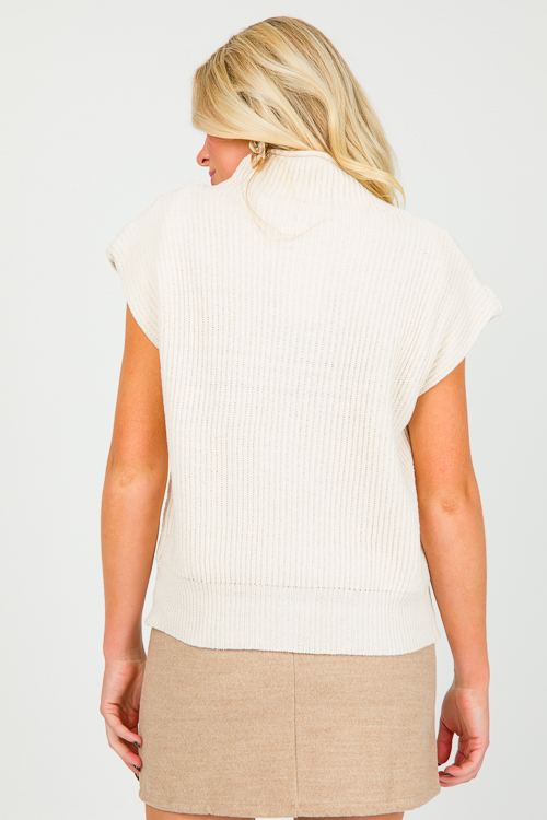 Nova Sweater Vest, Cream