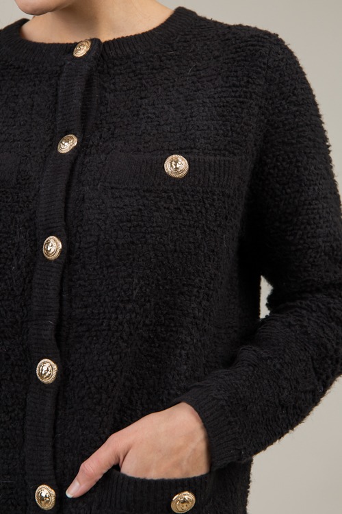 Textured Button Cardi, Black - 1205-59h.jpg