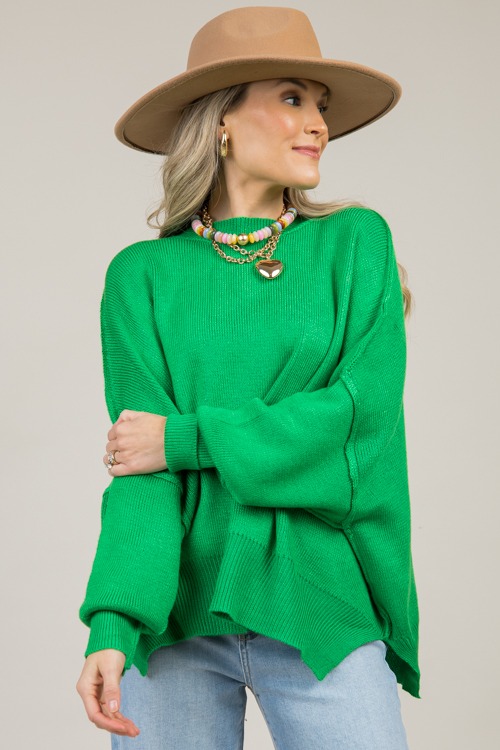 Melinda Sweater, Kelly Green