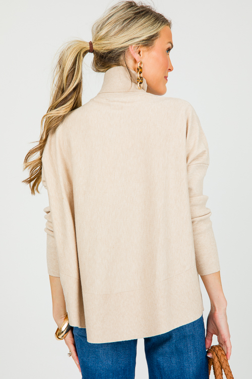 Leslie Turtleneck, Taupe