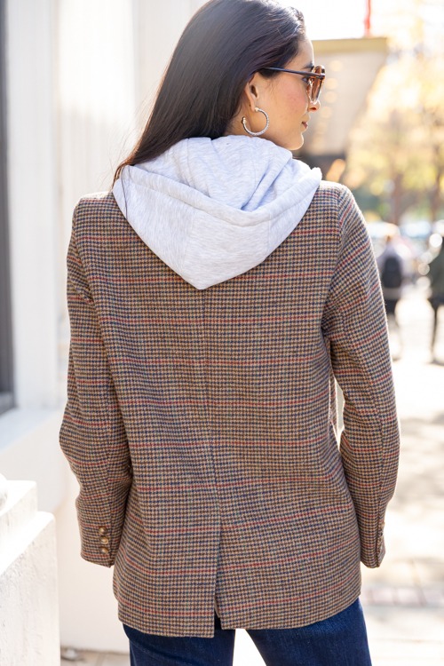Houndstooth Hoodie Blazer, Brown - 1205-86.jpg