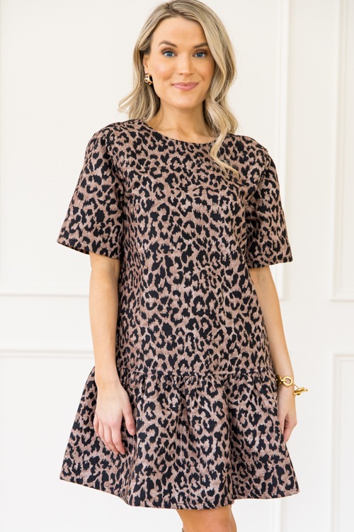 Scoop Back Leopard Dress, Brown - 1206-111h.jpg