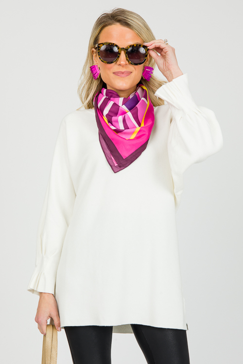 Swirl Scarf, Purple/Pink