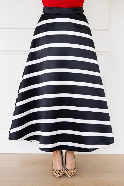 Sleek Stripe Full Midi Skirt - 1206-78.jpg