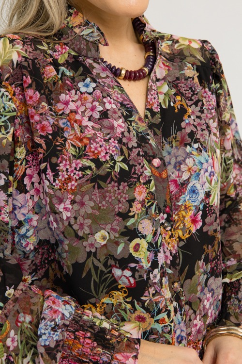 Florence Floral Blouse, Black - 1208-117.jpg