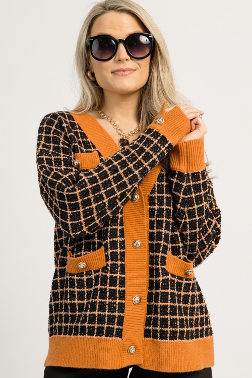 Check It Out Cardi, Black/Camel - 1208-16.jpg