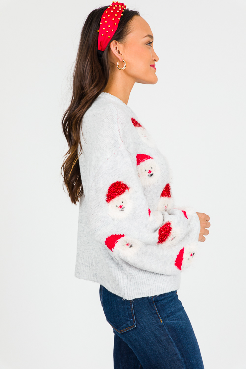 Santa Sweater, Grey