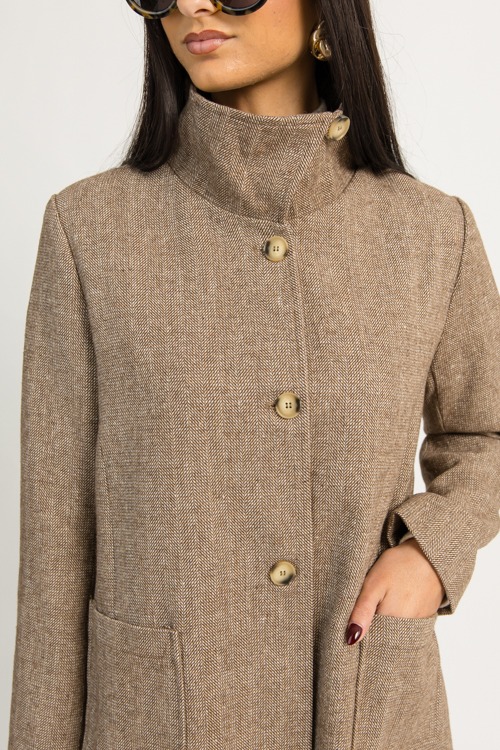 Chic Button Coat, Brown - 1208-56.jpg