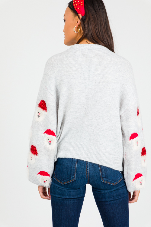 Santa Sweater, Grey