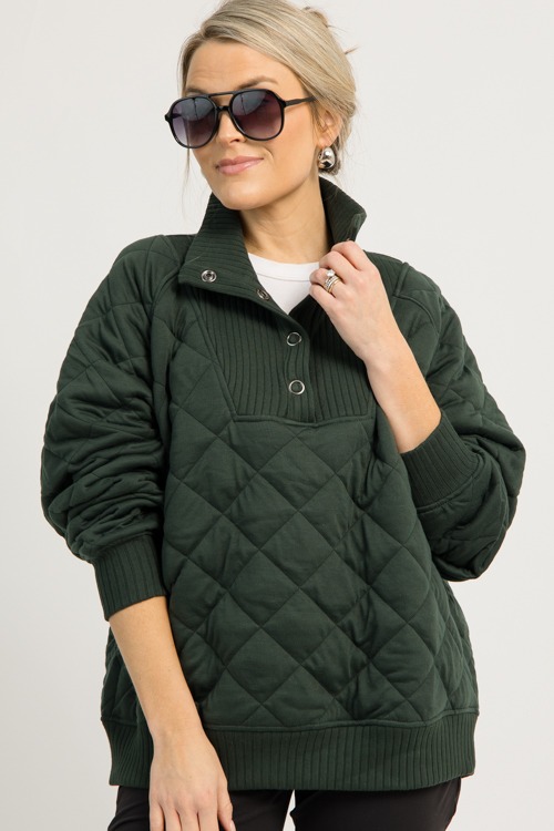 Quilted Rib Trim Pullover, Regency Green - 1208-64.jpg