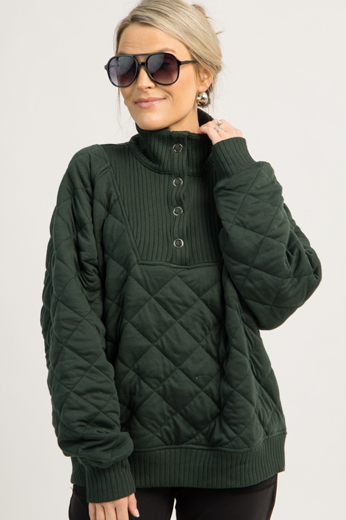 Quilted Rib Trim Pullover, Regency Green - 1208-67.jpg