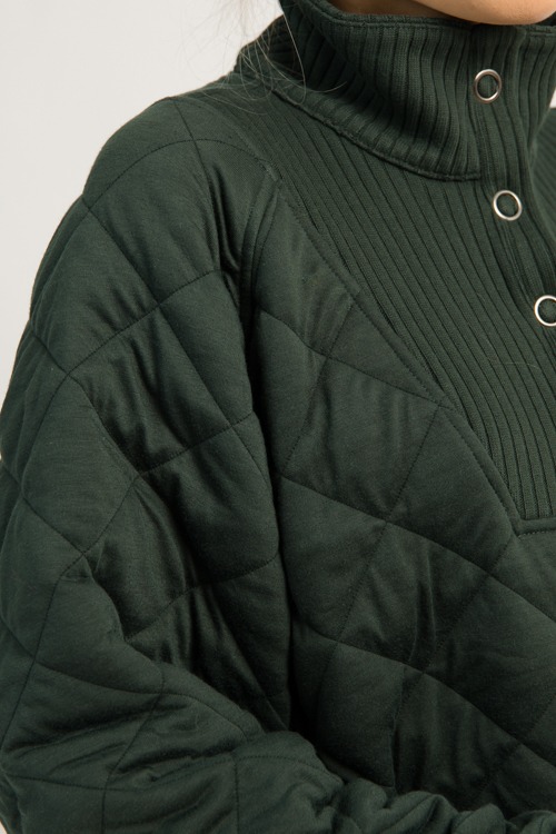 Quilted Rib Trim Pullover, Regency Green - 1208-69.jpg