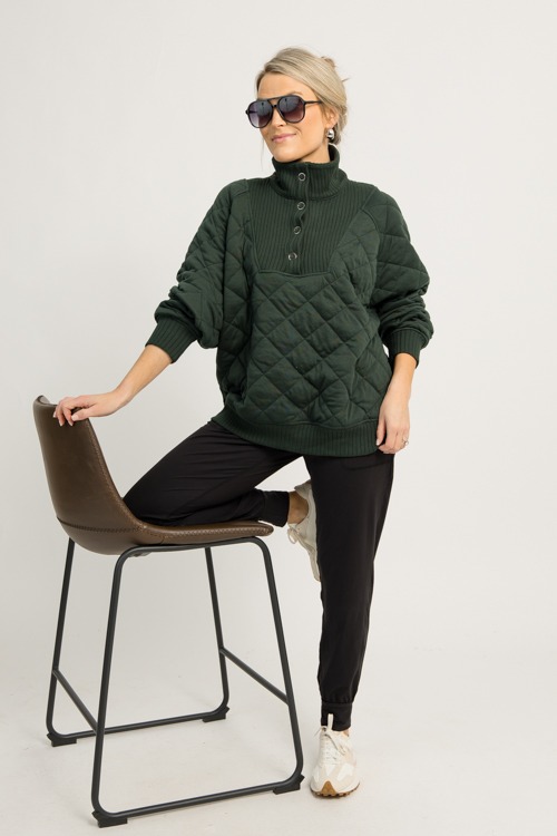 Quilted Rib Trim Pullover, Regency Green - 1208-70.jpg