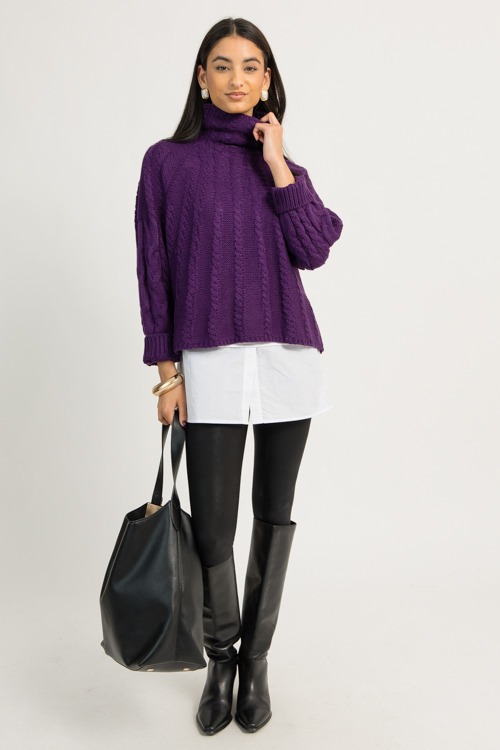 Carmen Cable Sweater, Purple - 1208-82.jpg
