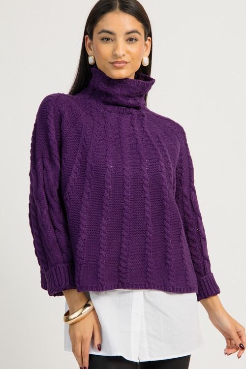 Carmen Cable Sweater, Purple - 1208-83.jpg