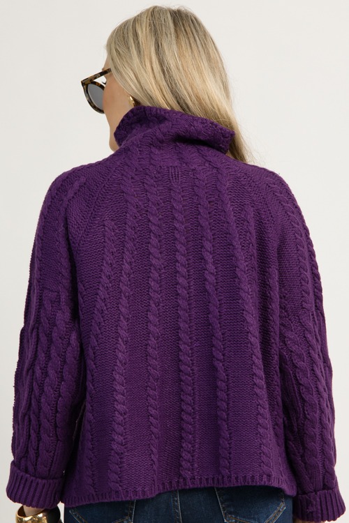 Carmen Cable Sweater, Purple - 1208-88.jpg