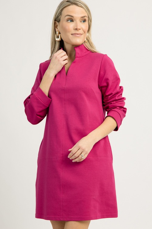 Sayla Knit Dress, Magenta - 1209-106.jpg